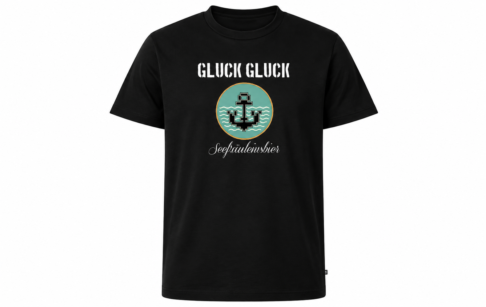 Gluck Gluck - Premium Bio T-Shirts Black (schwarz)